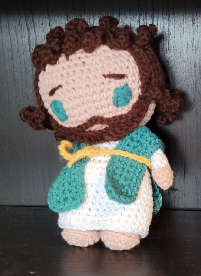 Jeesus amigurumi nukke